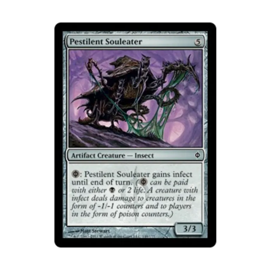 

CCG Чумной пожиратель душ (C) (фольга), MTG - New Phyrexia