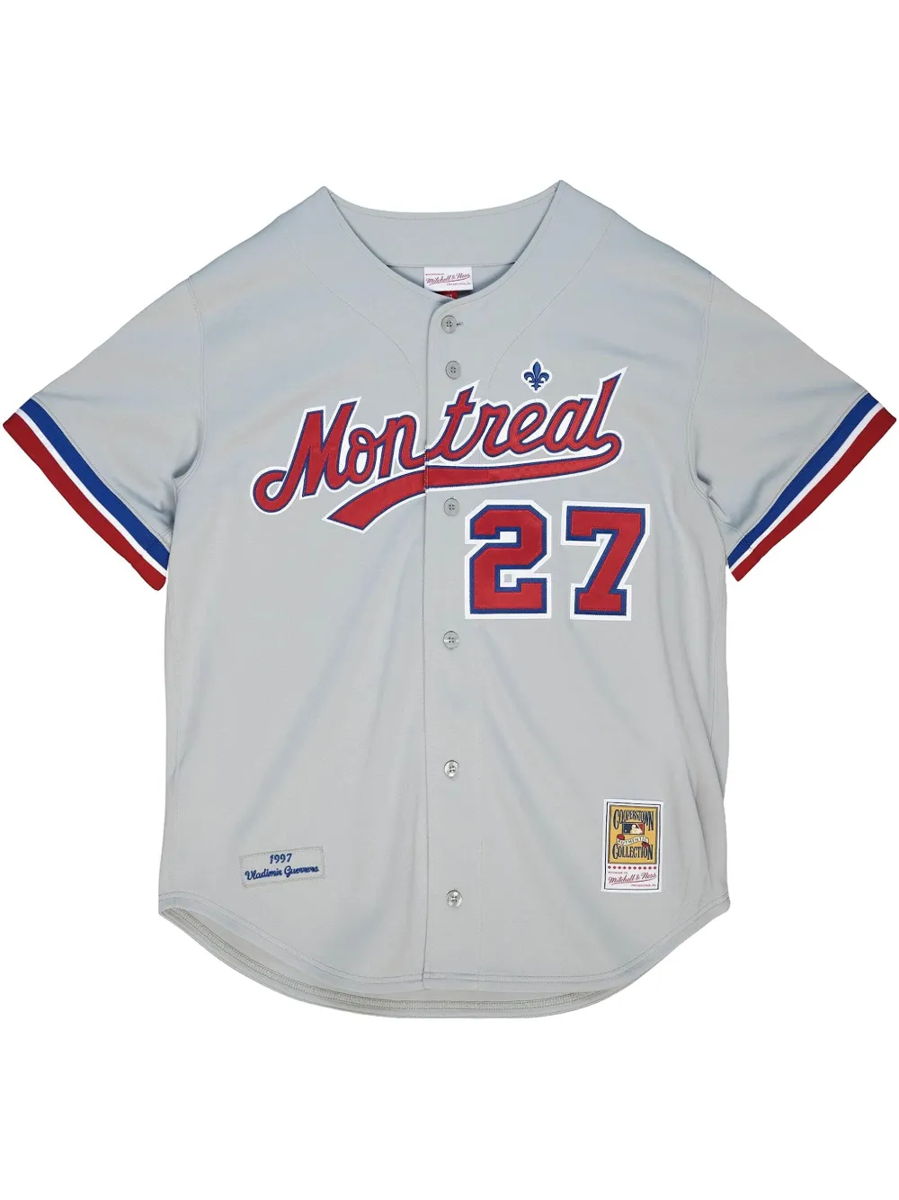 

Спортивная рубашкаMLB Montreal Expos Cooperstown Grey/Red Mitchell & Ness, серый
