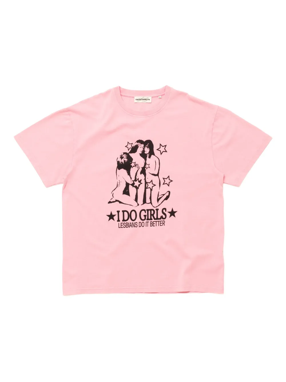 

Футболка с принтом Carne Bollente, розовый