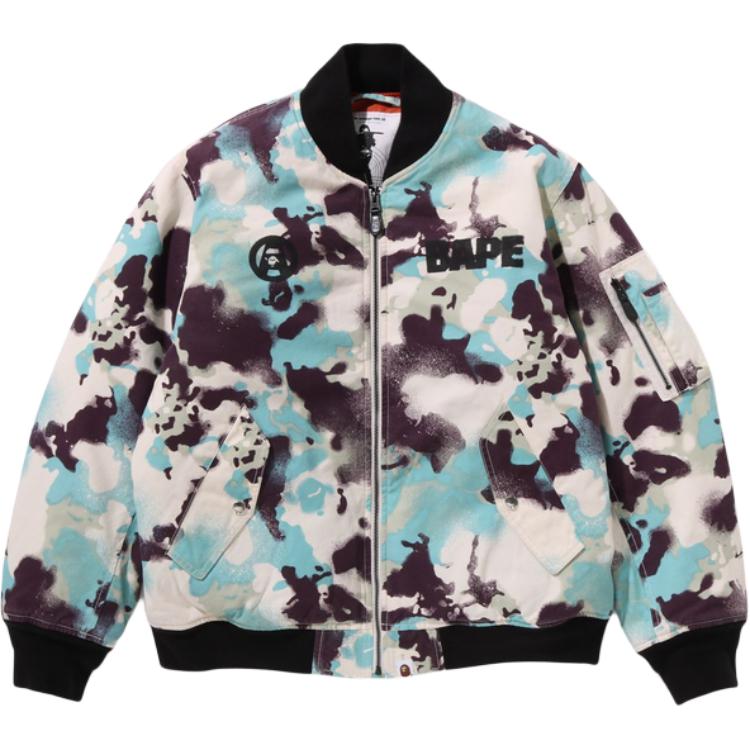 

A BATHING APE Камуфляжная рабочая куртка, Multicolor