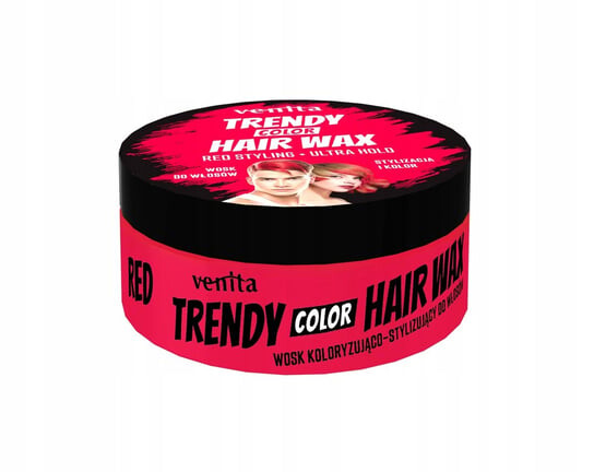 

Окрашивающий воск, Красный, 75г Venita, Trendy Color Hair Wax