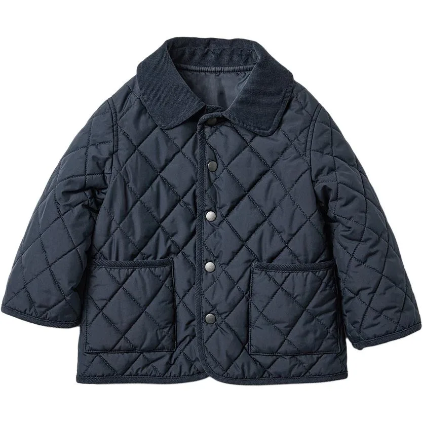 Утепленная куртка для малышей UNIQLO, Refrigerated Navy Blue