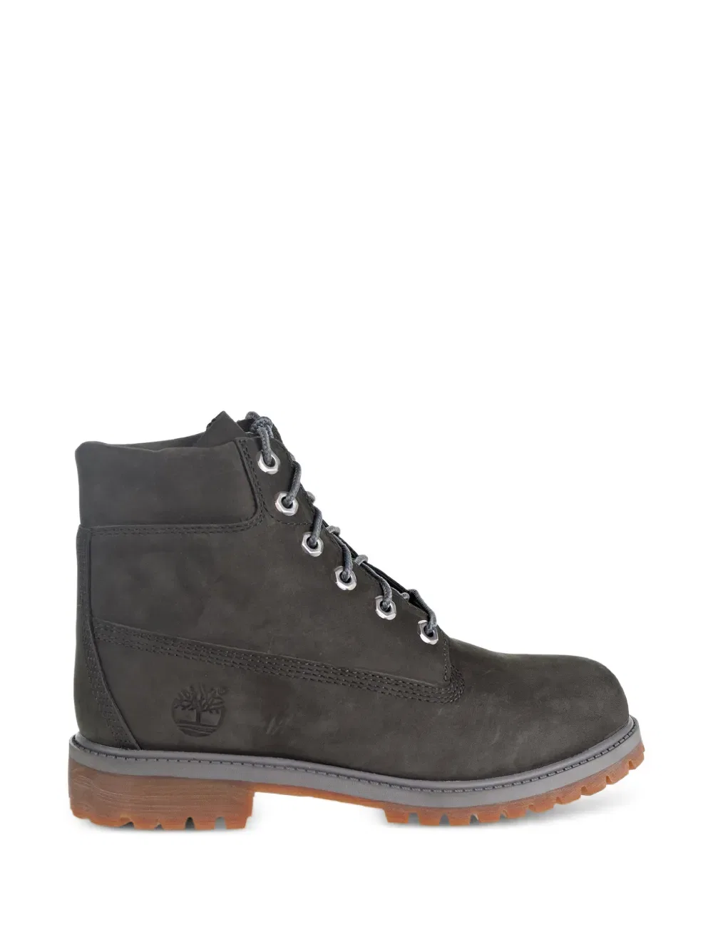 Походные ботинки на шнуровке Timberland Kids, серый — фото 2