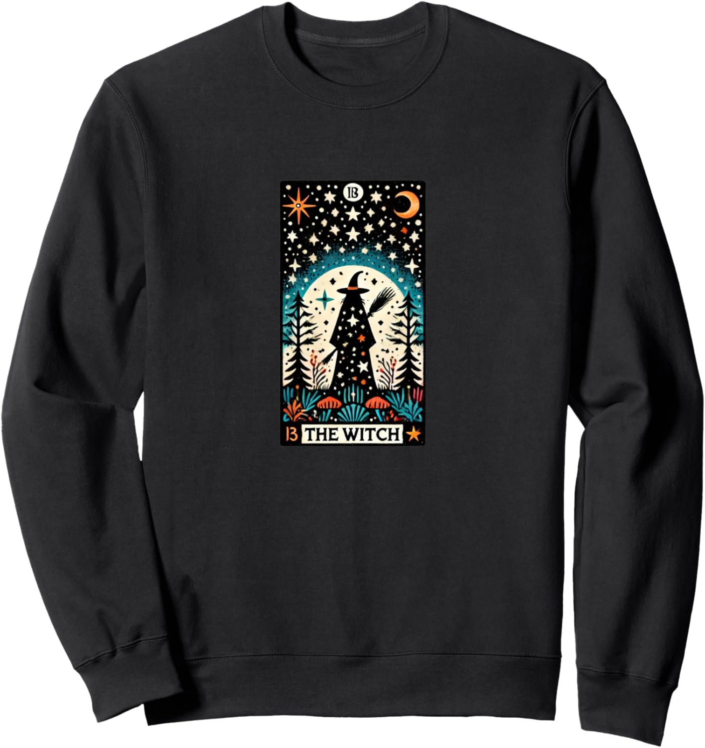 

Толстовка с изображением ведьминских карт Таро Vintage Witch Art Snugg, черный