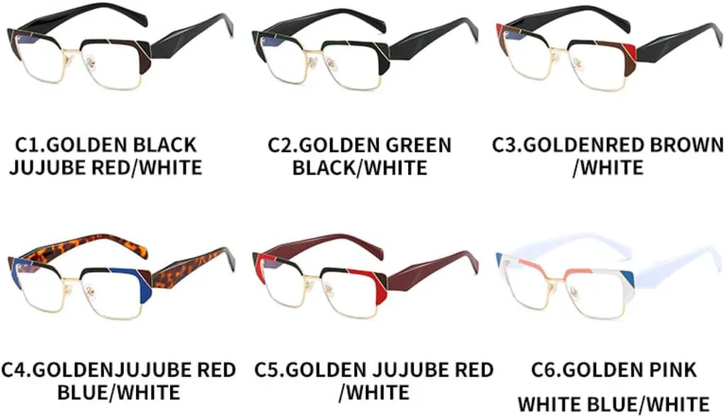 

Солнцезащитные очки для мужчин и женщин - защита UV400 - леопардовый принт "кошачий глаз" для занятий спортом на открытом воздухе и вождения DSVIGF, Golden Black