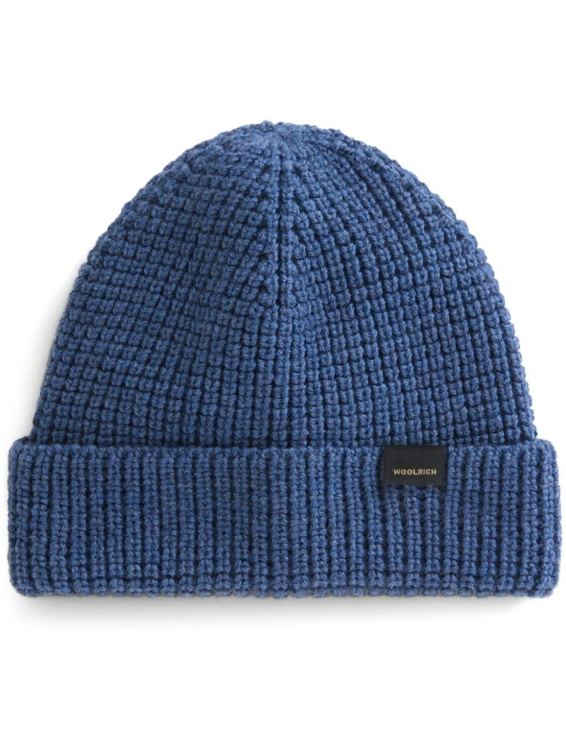 

Woolrich шапочка из мериносовой шерсти, связанная сотовым узором, синий