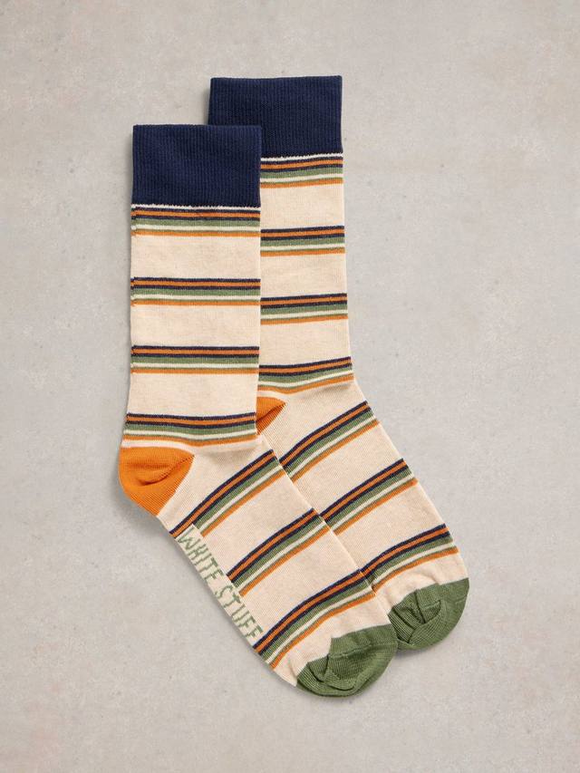 

Носки в несколько полосок White Stuff, цвет Naural/Multi