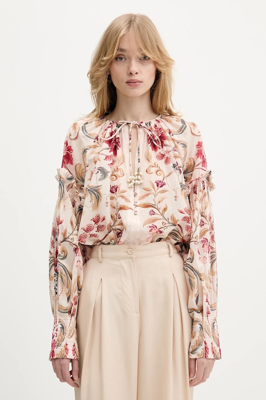 

Хлопковая блузка Farm Rio, розовый