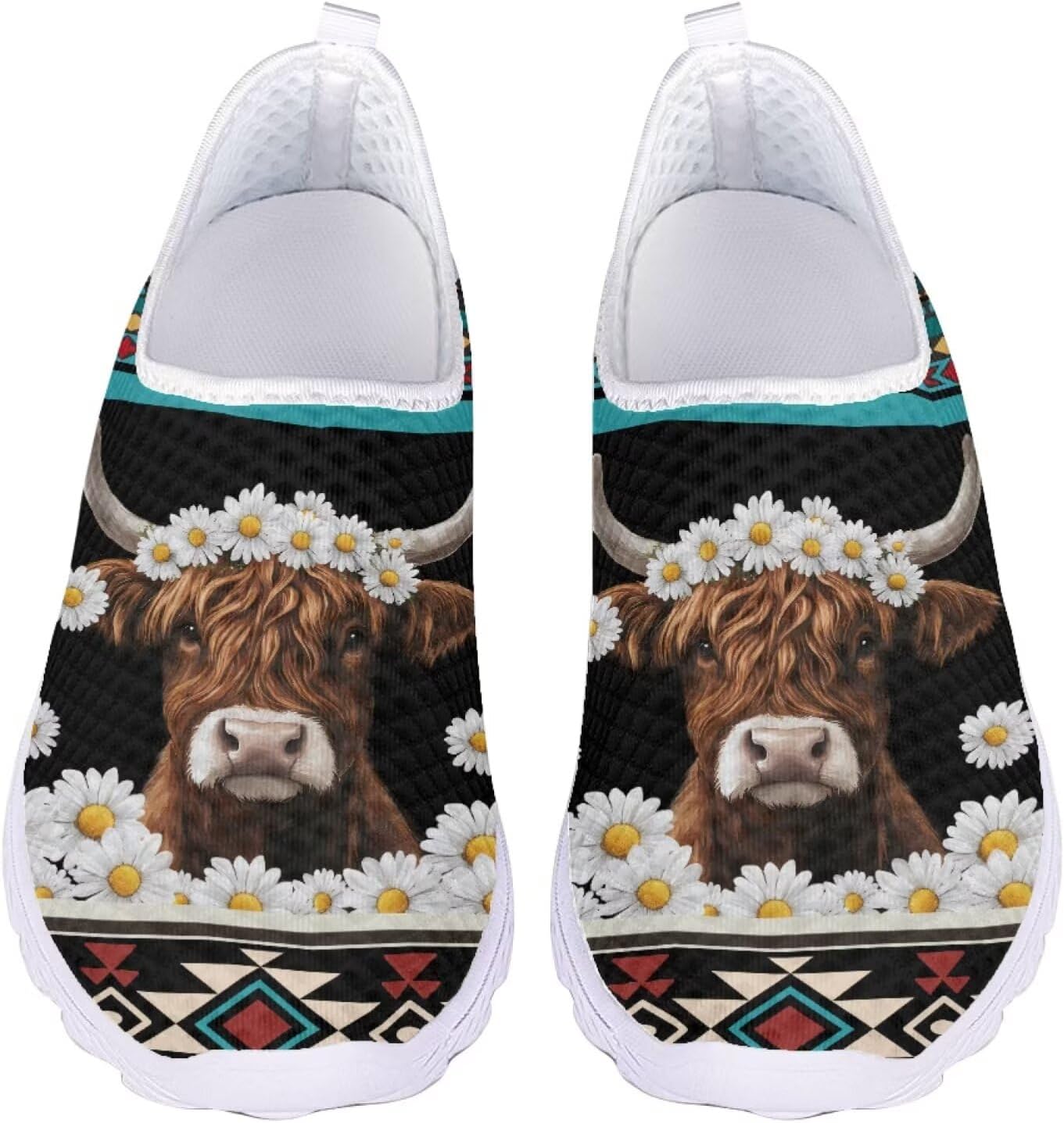 

Женские слипоны Jeiento для ходьбы с животным принтом, легкие кеды-тапочки, сетчатые теннисные кроссовки унисекс, пляжная водная обувь, белый