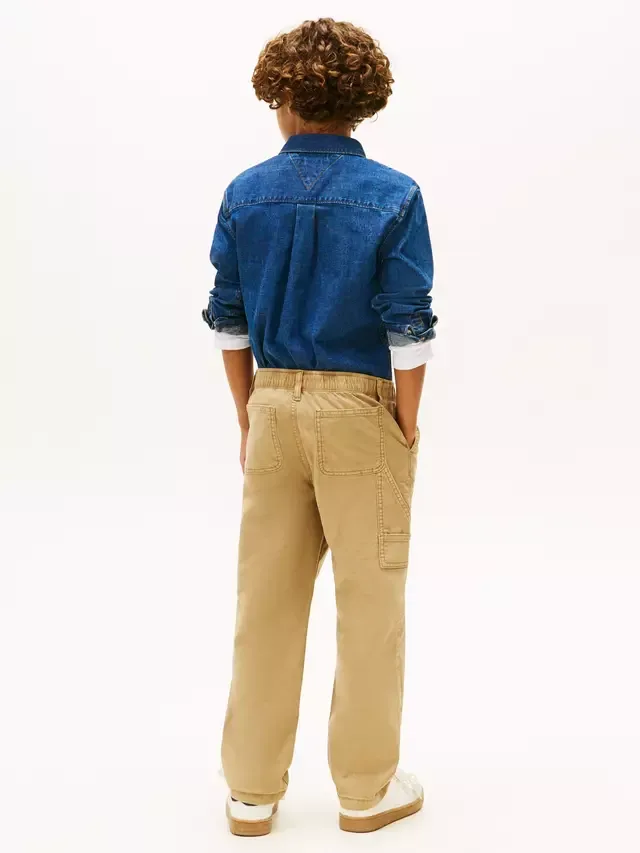 Детские брюки в елочку Tommy Hilfiger, Dark Dune — фото 3