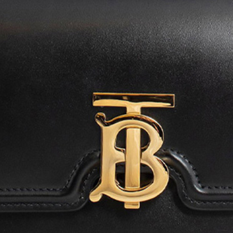 Женская сумка Burberry из черной телячьей кожи — фото 4