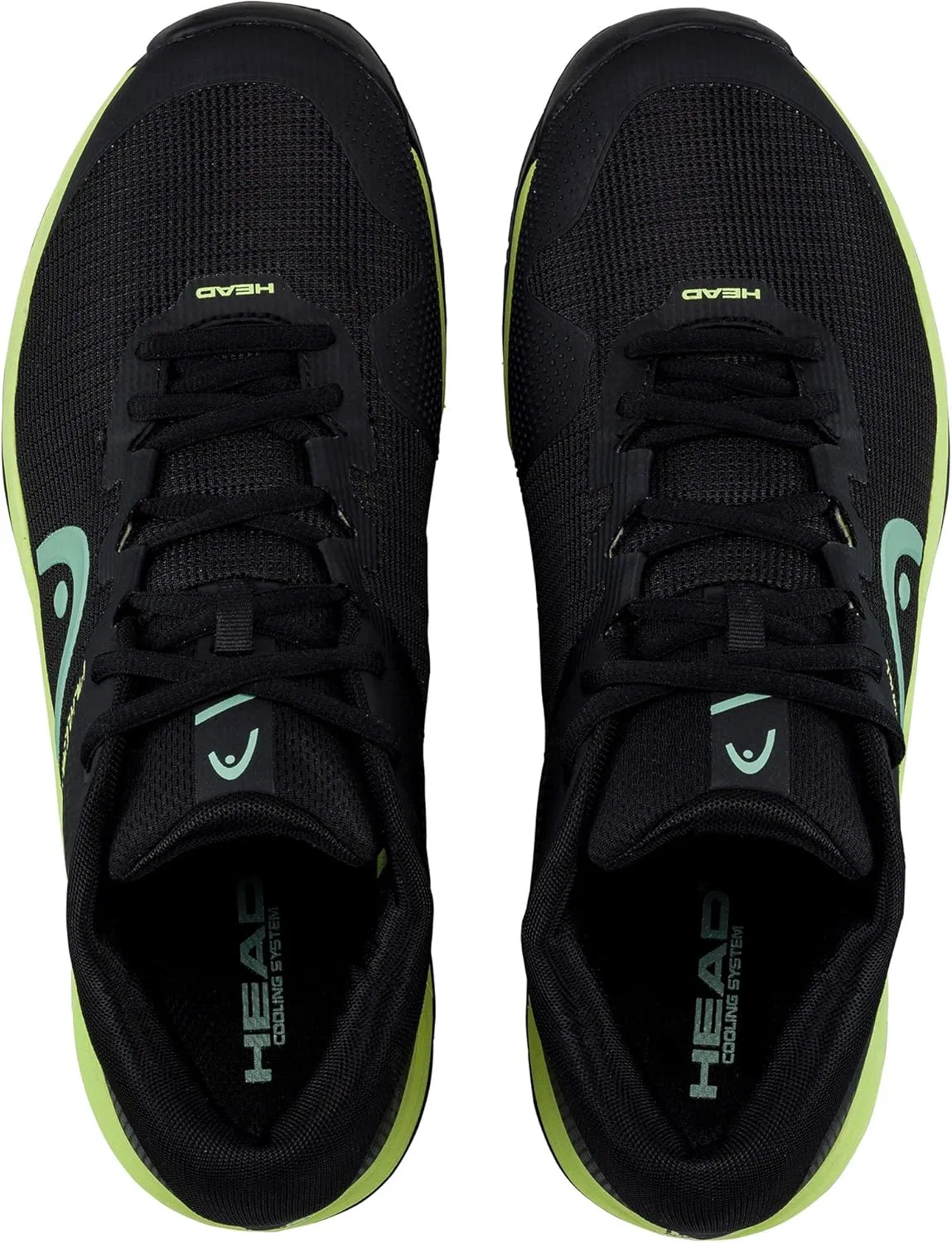 Мужские теннисные кроссовки Head Revolt Evo, Black / Light Green — фото 2