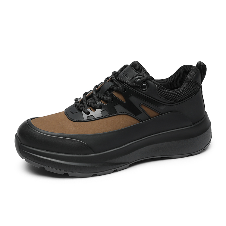 GOLDLION Мужские повседневные туфли низкие серые/хаки - черные/хаки, цвет Black/Khaki — фото 2