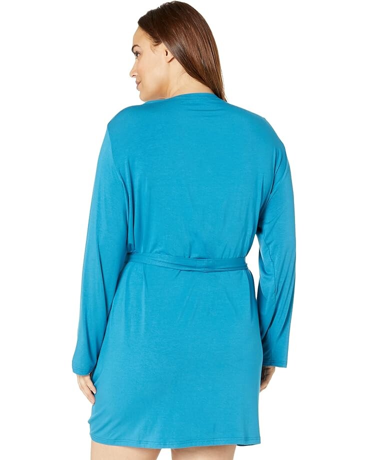 

Пижамный комплект Kickee Pants Plus Size Maternity Nursing Robe & Matching Layette Gown/Hat Set, цвет Blueberry Pie