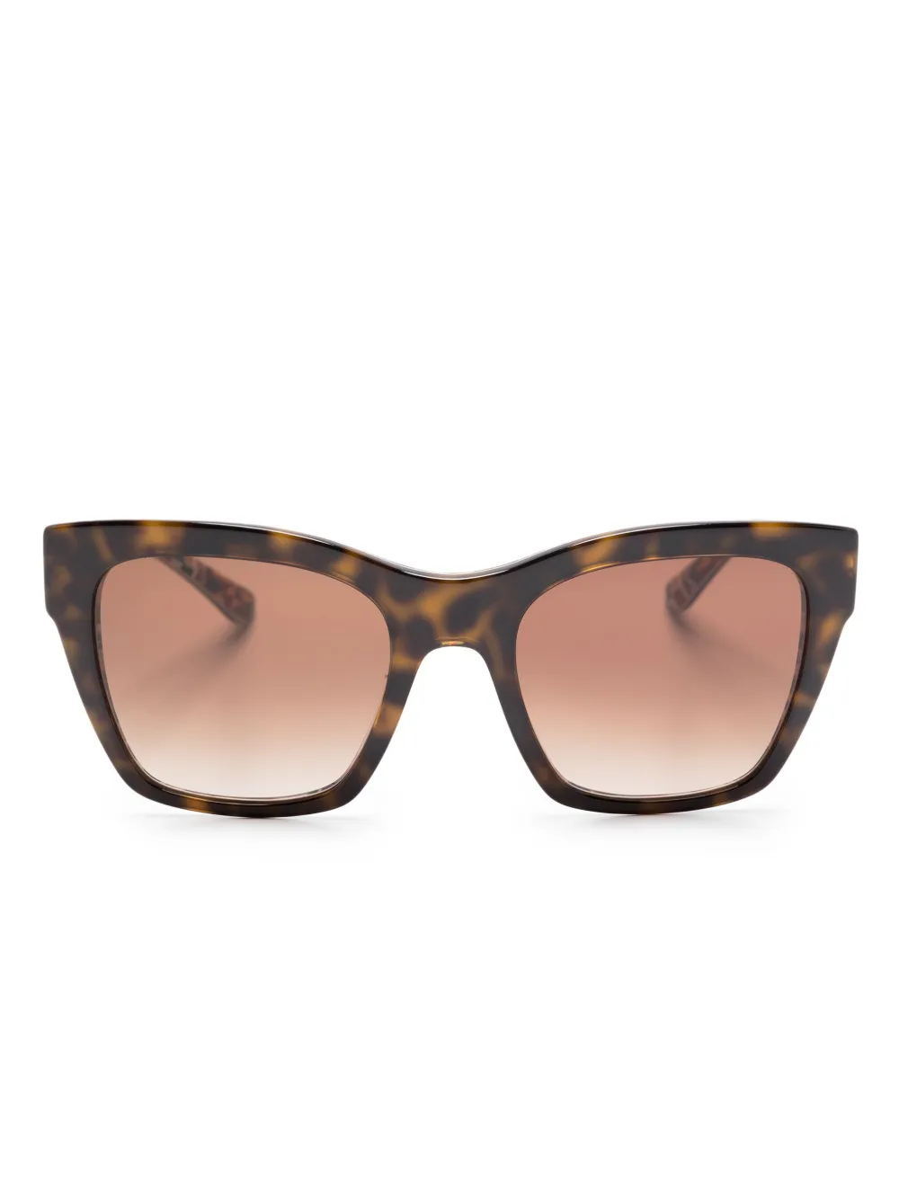 

Солнцезащитные очки Print с эффектом градиента Dolce & Gabbana Eyewear, коричневый