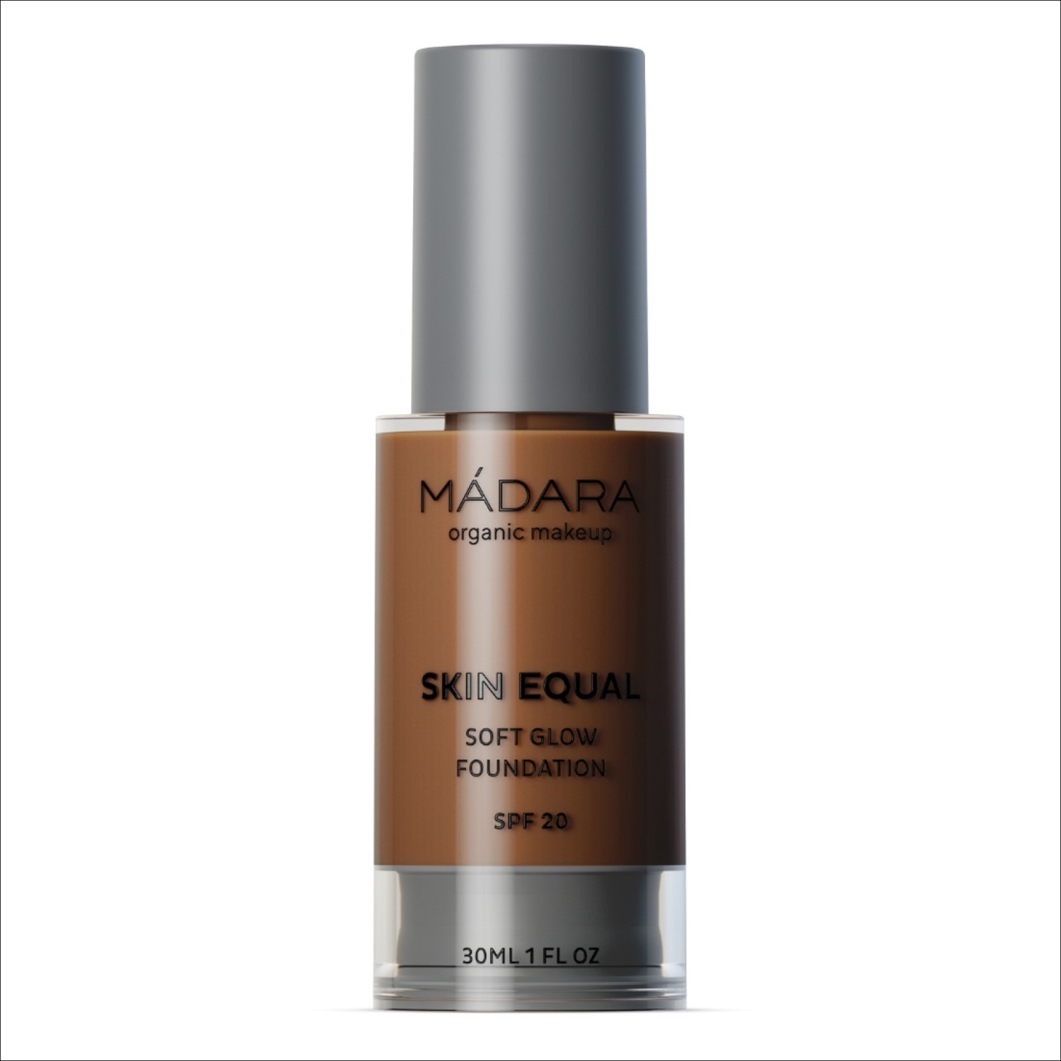 

Тональный крем для лица make up skin equal grundierung für ein sanftes strahlen spf 15 Madara, #90 chestnut, объем 30 мл