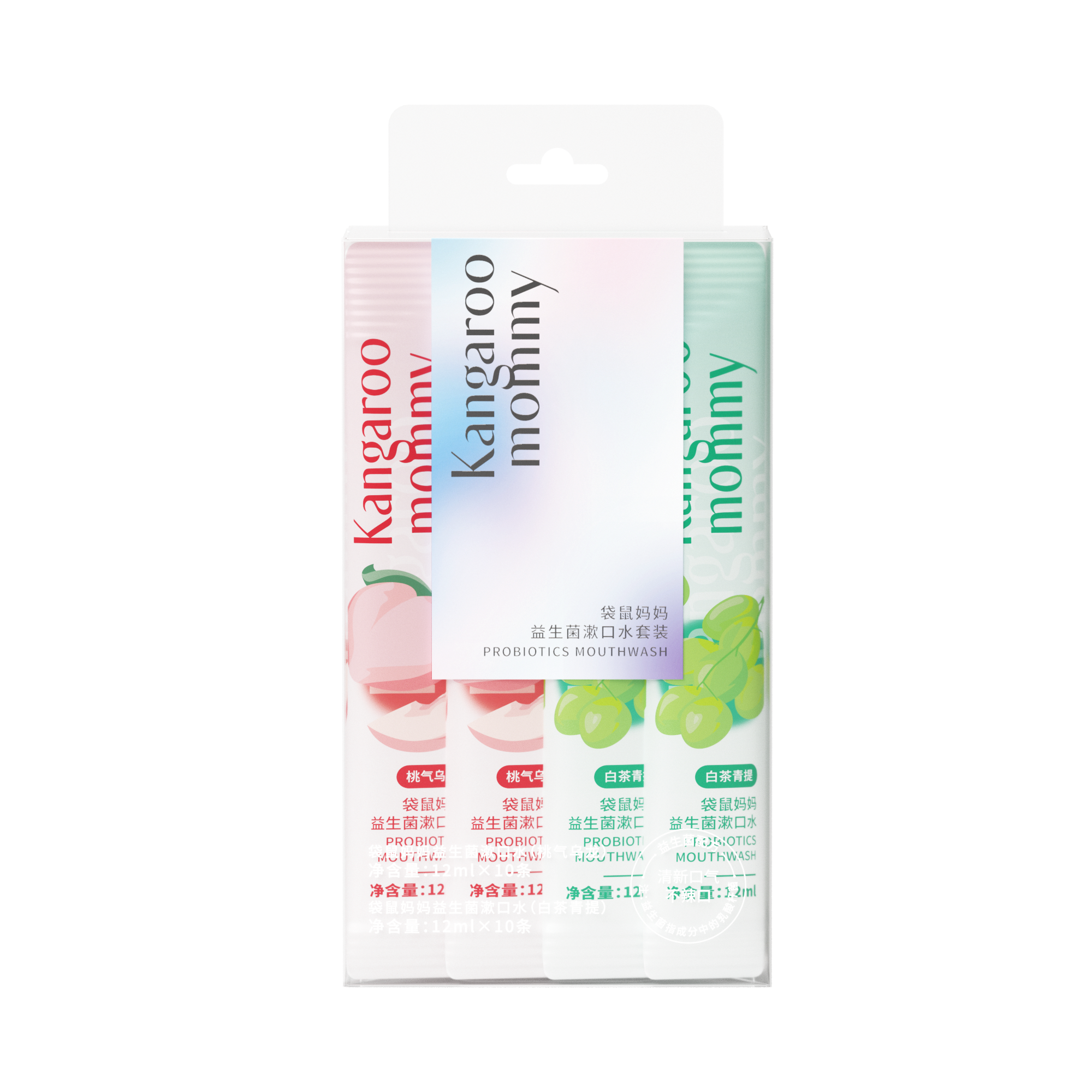 

Ополаскиватель для полости рта для длительной свежести дыхания Kangaroo Mommy