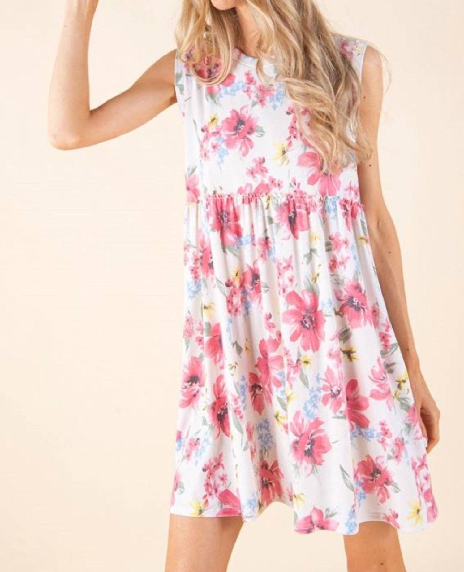 

Женские парные платья для матери и дочери в белом и розовом цветах 12Pm By Mon Ami, белый/розовый