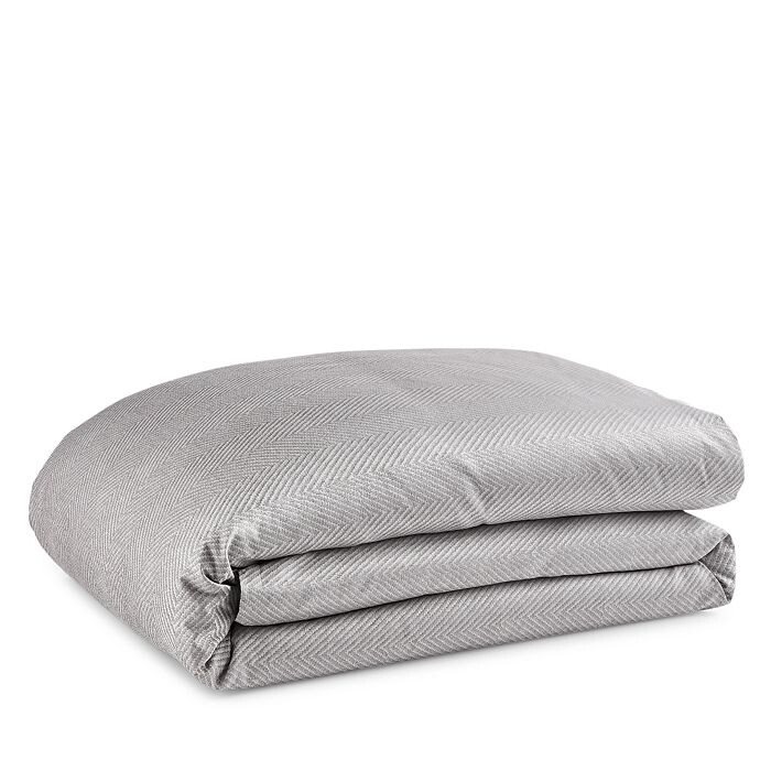 

Пододеяльник Hudson Park Collection Palermo, King, серебряный