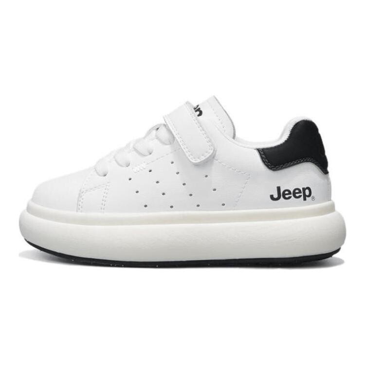 

Детские кроссовки для скейтбординга Kids Low-top Белые/черные Jeep, белый/черный