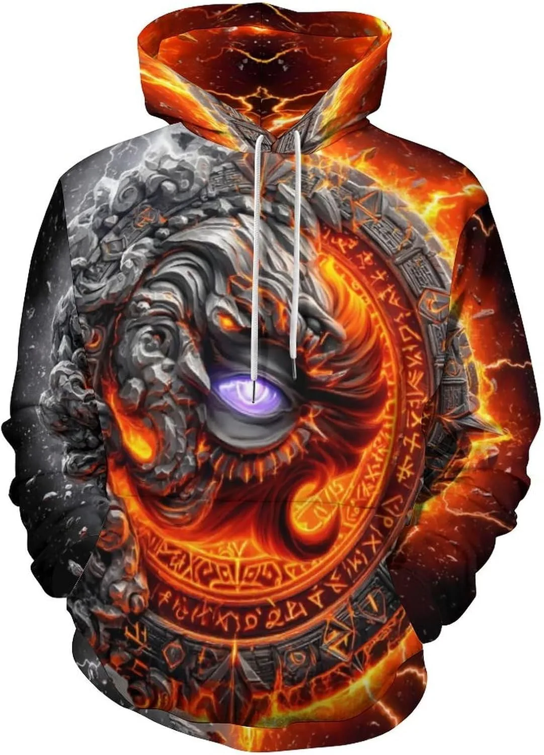 

Мужская толстовка с 3D принтом Viking Tattoo, размеры S-5XL DUOLIFU