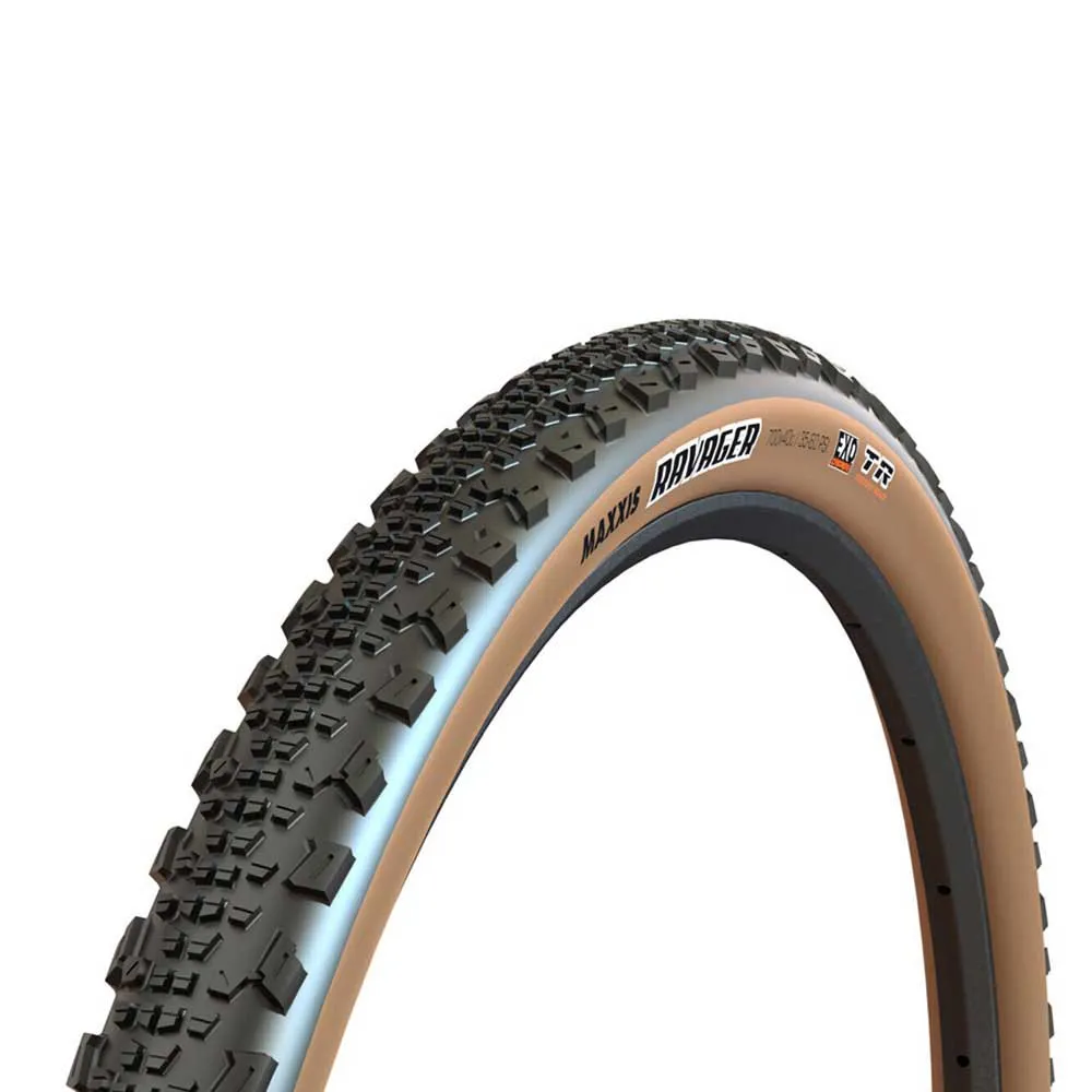 

Гравийная шина Maxxis Ravager EXO TR Tanwall 60Tpi Tubeless 700C x 50 rigid, золотой