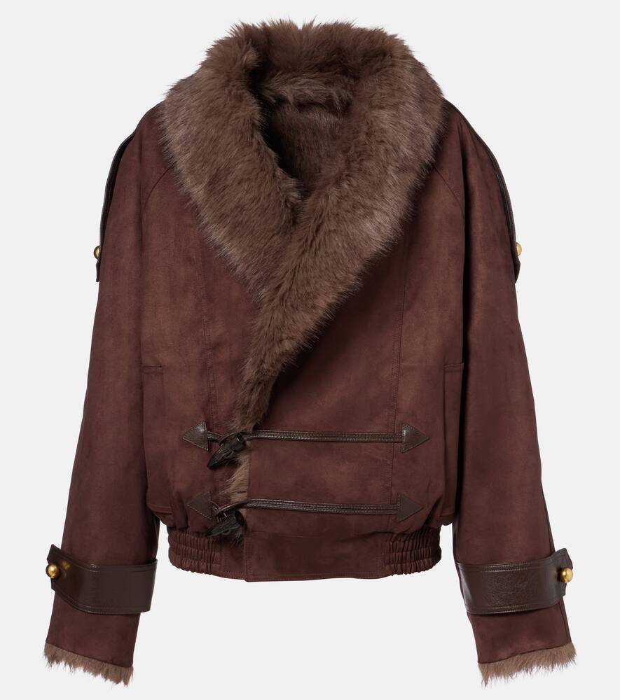 

Двусторонняя куртка из искусственного меха Xu Zhi, Brown