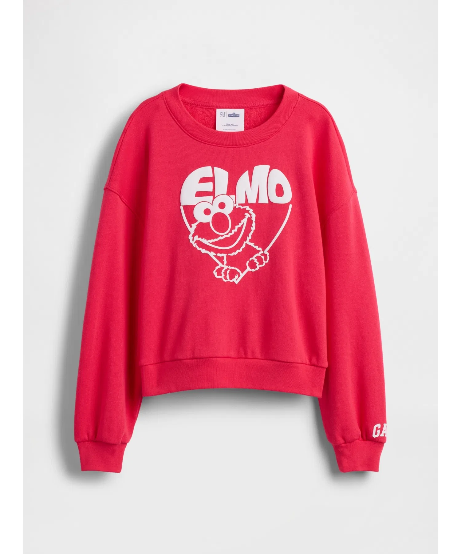 Толстовка GapKids Sesame Street Oversized Wedge Crewneck — фото 3