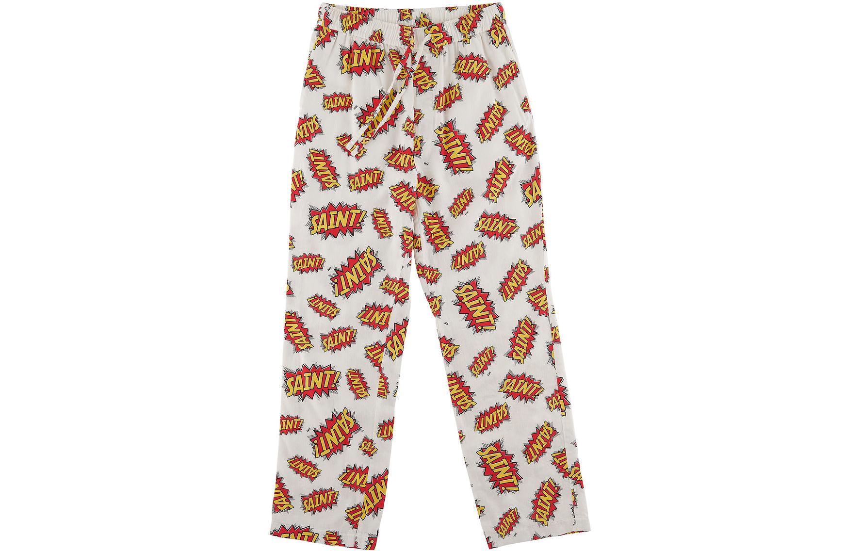 

SAINT Mxxxxxx Пижамные штаны pow белый красный