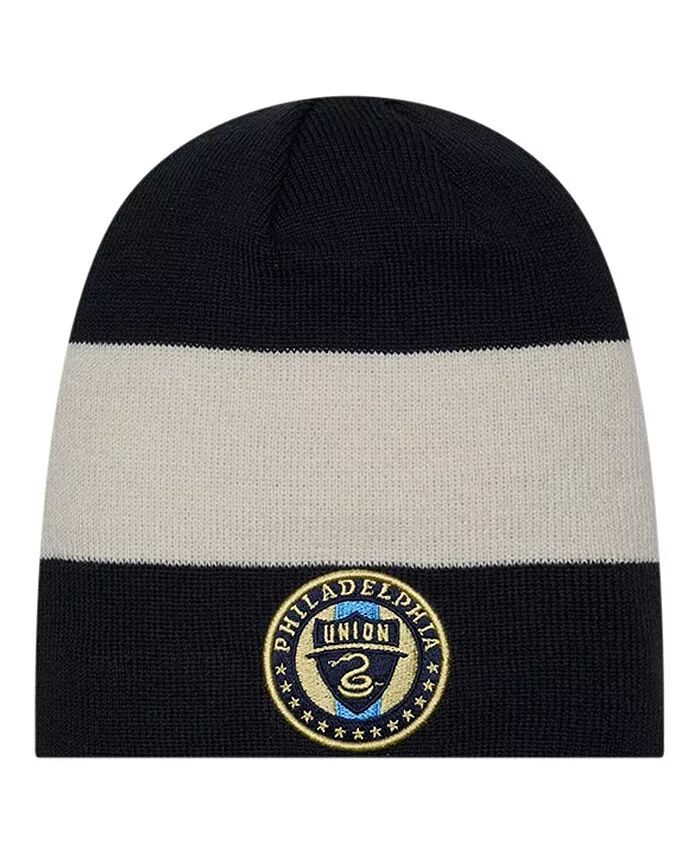 

Мужская темно-синяя вязаная шапка Philadelphia Union 2024 Kick Off Collection New Era, синий