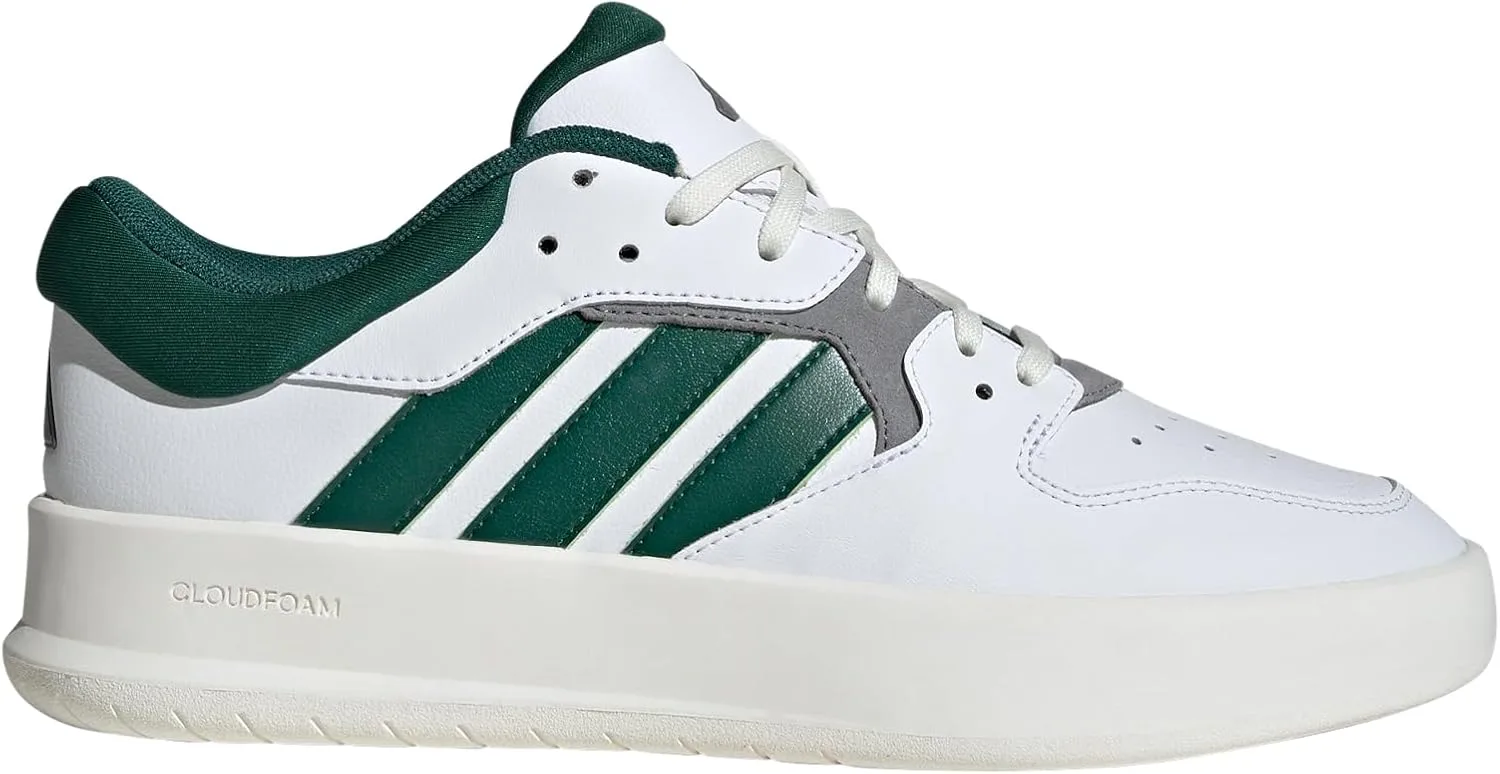 Мужские кроссовки Adidas Court 24, белый/зеленый/кремовый — фото 2