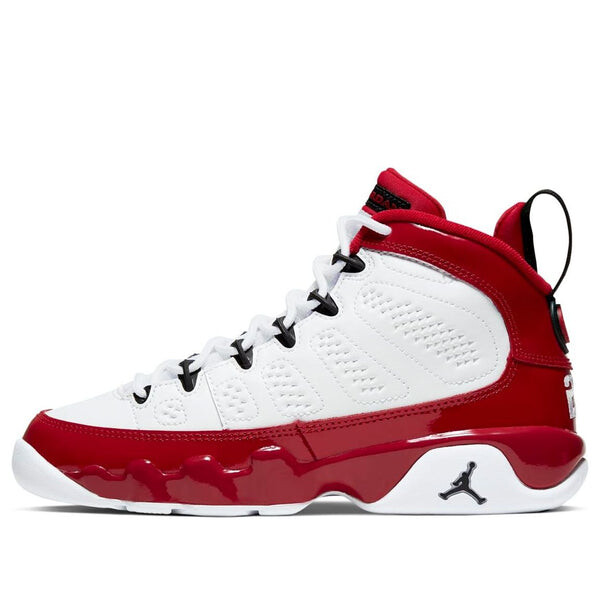 

Кроссовки 9 retro 'white gym red' Air Jordan, белый