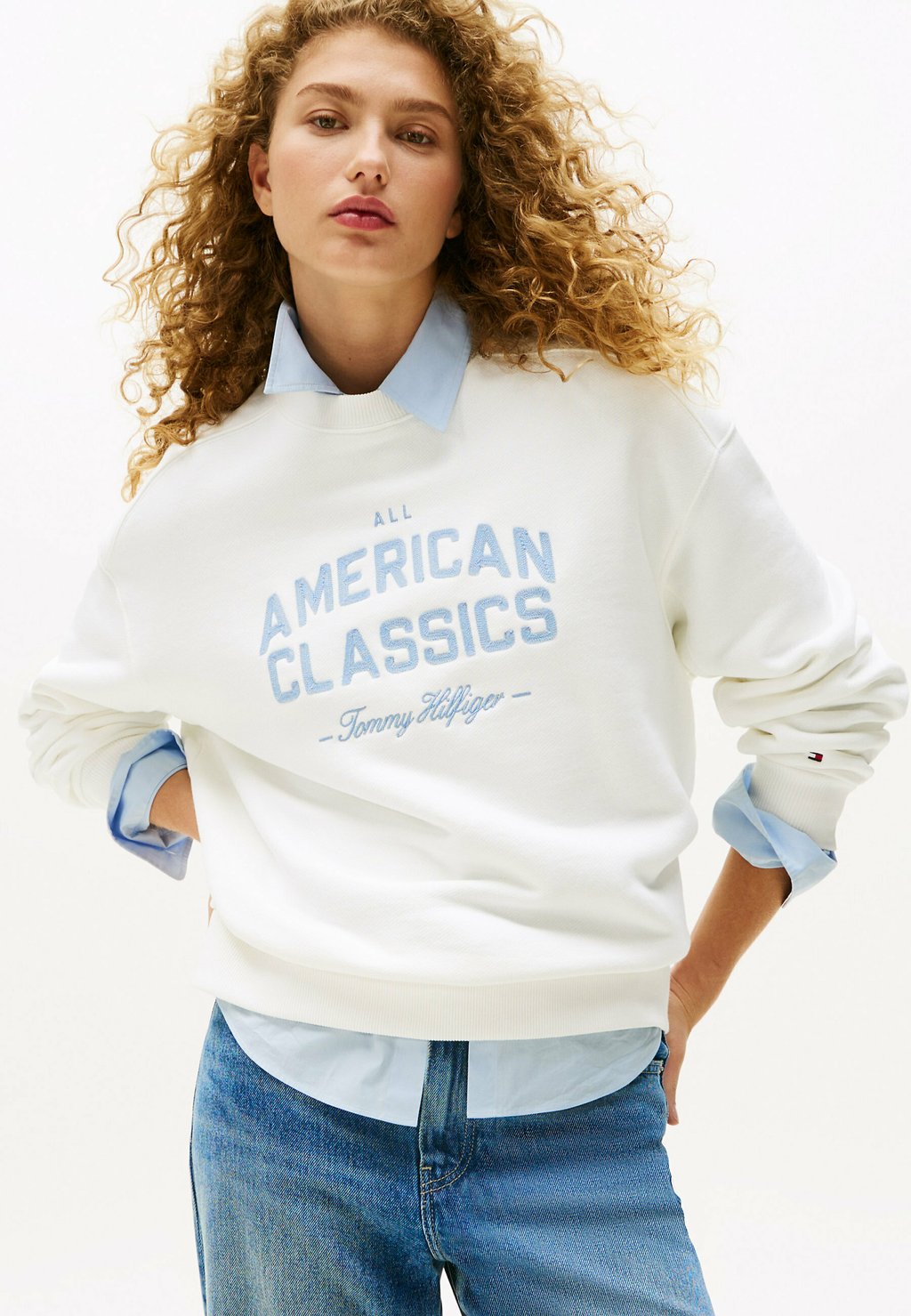 

Толстовка Tommy Hilfiger, кремовый