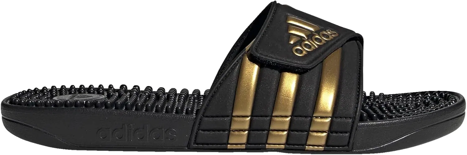 Сандалии спортивные adidas, черный/золотой металлик/черный