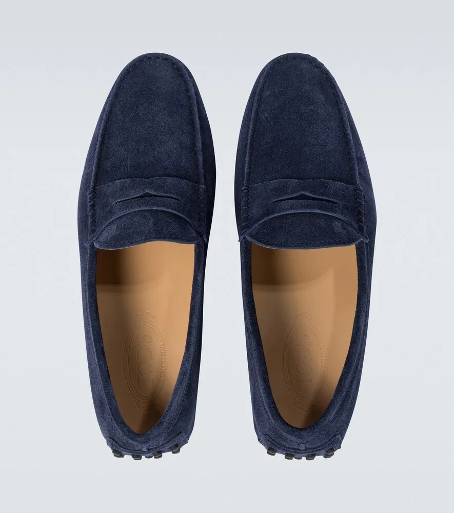Водительские туфли Nuovo Gommino Tod's, синий — фото 4