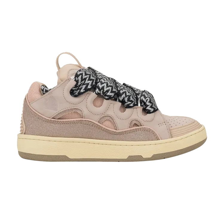 Кроссовки Lanvin Wmns Curb Sneakers, Pink Glitter