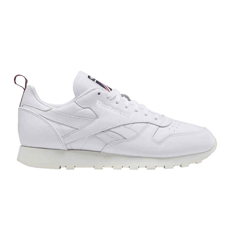 

Кроссовки Reebok Classic Leather 'White Vector Navy', белый