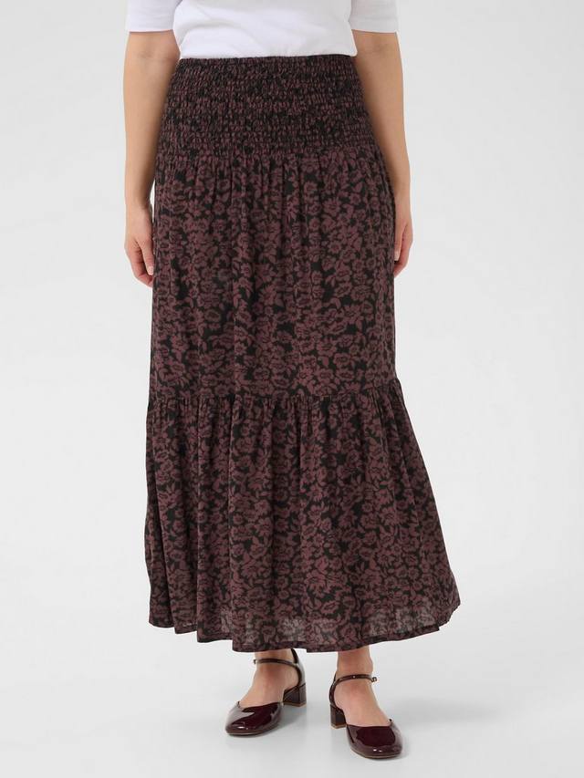 

Beathe Floral Midi Skirt KAFFE, Multi