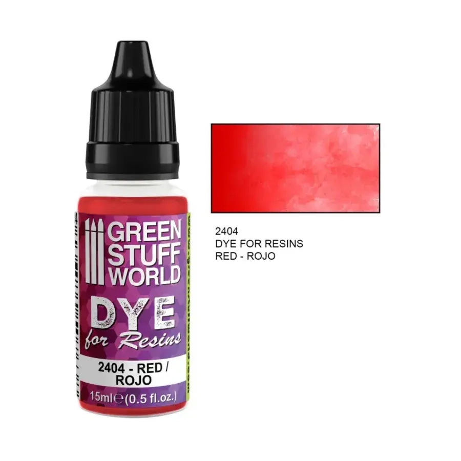 

Краситель для смол - Красный (17мл), Paint - Inks & Dyes (Green Stuff World)