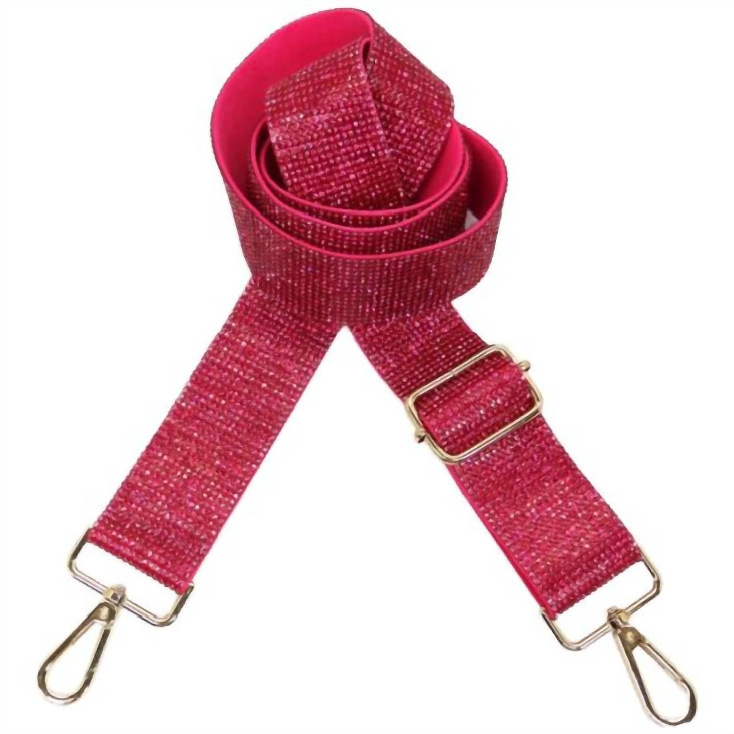 

Женская перекрестная сумка Barbie с камнями в розовом цвете MiMi Wholesale