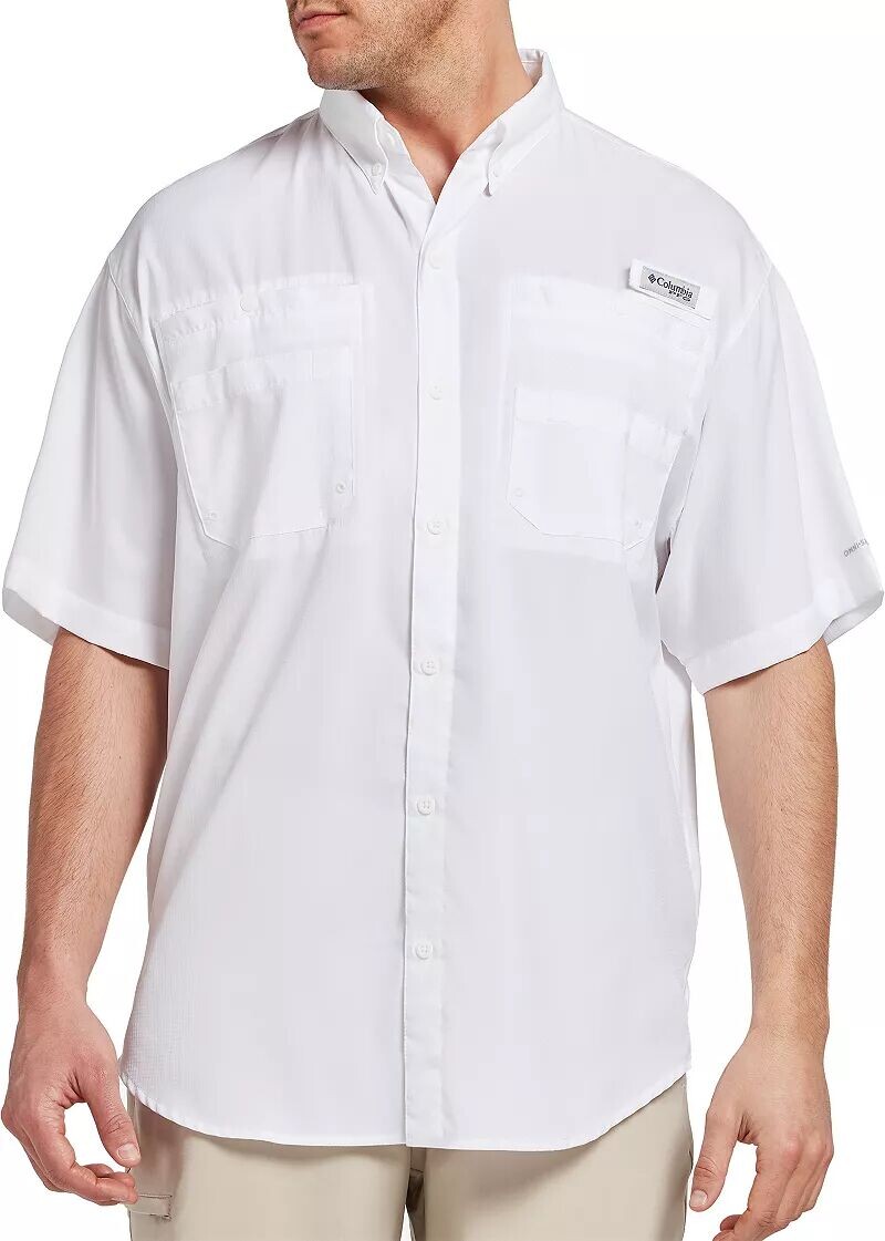 

Мужская рубашка с коротким рукавом Columbia PFG Tamiami II, белый