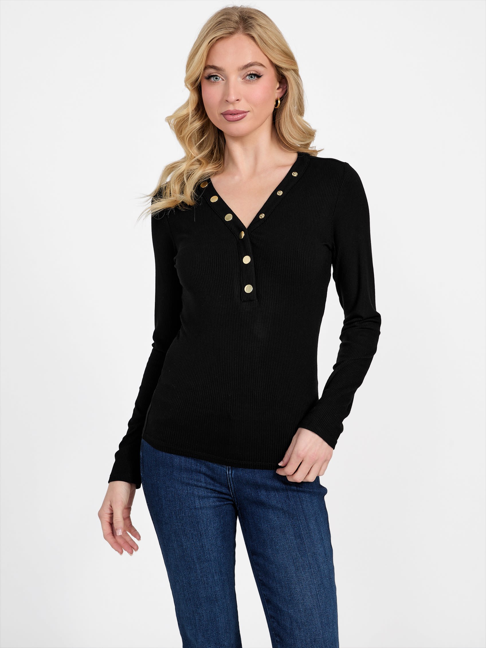 

Lexis Хенли Топ Guess Factory, черный