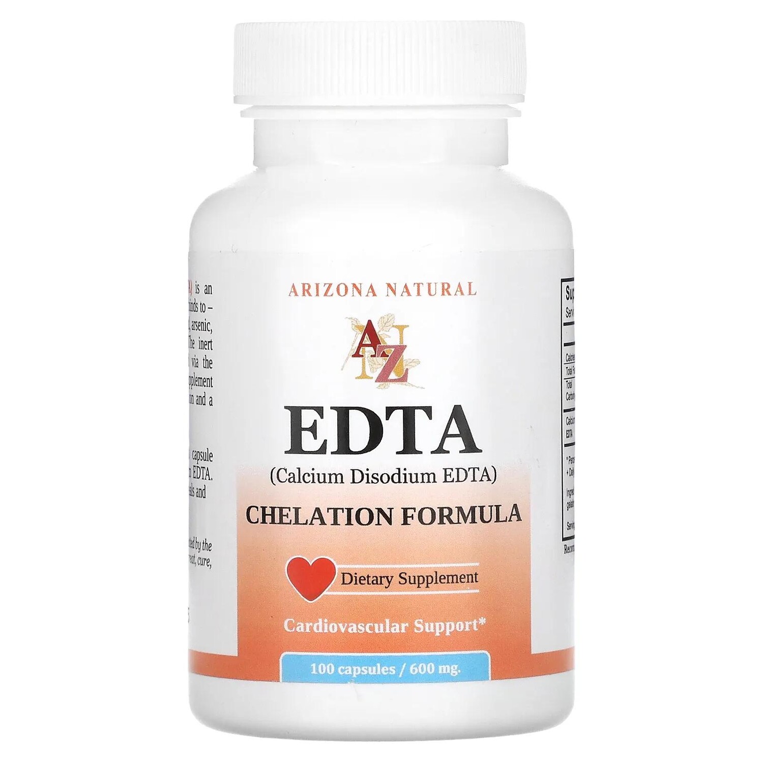 

Arizona Natural EDTA 600 мг 100 капсул