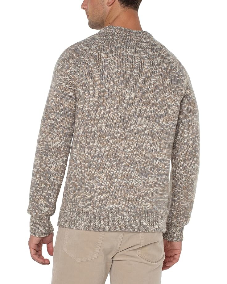 

Свитер Liverpool Los Angeles Roll Neck Raglan Sweater, цвет Ivory/Taupe Multi