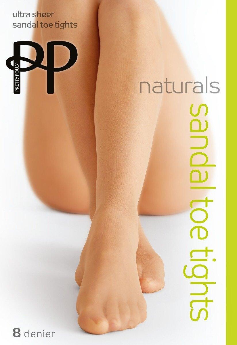 

Колготки-сандалии Naturals плотностью 8 ден - янтарный Pretty Polly, нюд