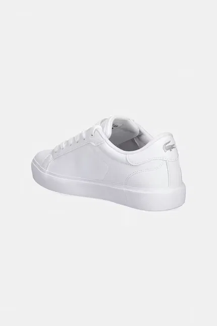 Кроссовки детские Lacoste, белый — фото 3