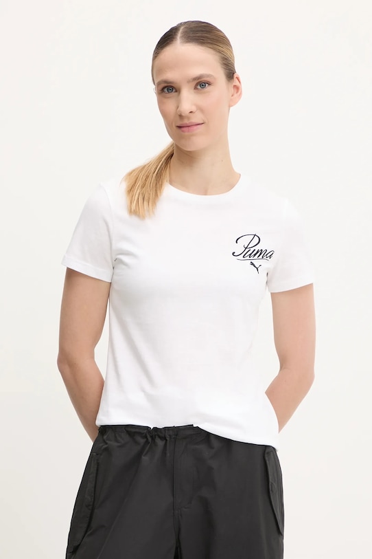 

Хлопковая футболка Puma, белый