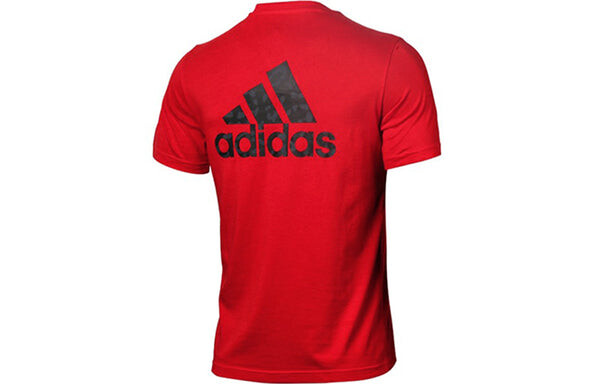 Футболка adidas Predator Logo Soccer/Football Training Athleisure Casual Sports Breathable Short Sleeve Red, красный — фото 2