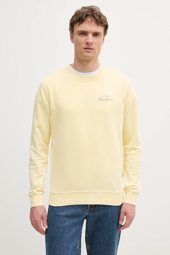 

Хлопковая толстовка Pepe Jeans, желтый