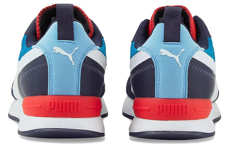 Беговые кроссовки PUMA R78 'Mykonos Blue Red', синий — фото 4